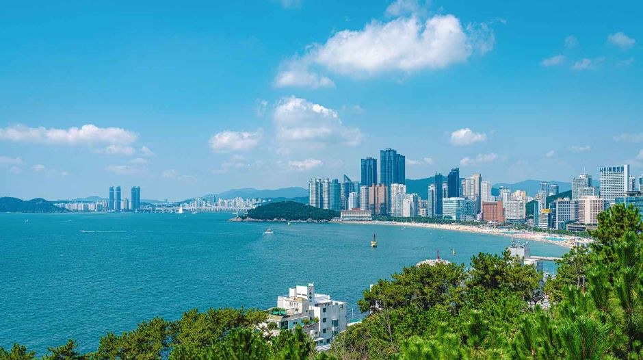 해운대 달맞이길과 바다를 향한 길
