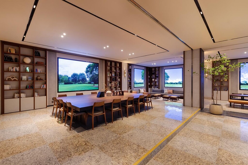 소노캄 경주 북카페 라운지 공간