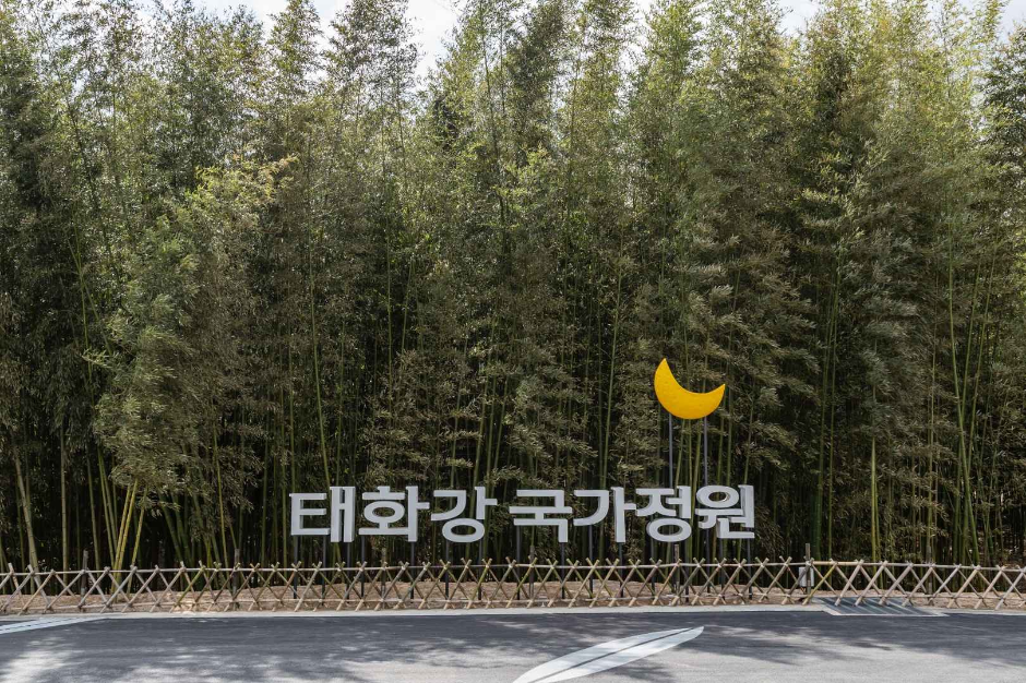 태화강 국가정원 입구와 대나무숲